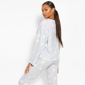 TALL ALL OVER STAR PRINT PAJAMA SET